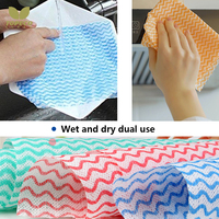 Topeco Haushalts tuch Vliesstoff rolle Mehrzweck-Viskose-Polyester-Spunlace Vlies-Einweg-Reinigungs tuch