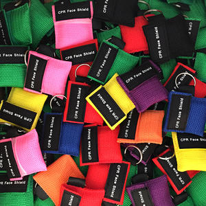 Máscara CPR Llavero CPR Escudo facial Imprimir Logotipo y pegatina OEM ODM Soporte Máscara reutilizable para primeros auxilios - Product Image 4
