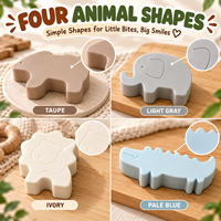 Blocs de construction empilables en silicone pour bébé, ensemble de puzzles souples 0-6 mois, jouet éducatif Montessori pour l'empilage et le tri des nourrissons