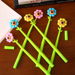 Stylo à secouer Kapibala, design floral de dessin animé, jouet de dessin pour enfants de 3 à 6 ans, unisexe, papeterie en plastique, cadeau - Product Image 4