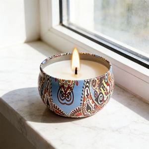 Boîte Cadeau Premium pour Bougies en Argent – Emballage de Luxe pour Collection de Bougies Parfumées en Cire de Soja de Designer – Série Marque Privée pour la Vente au Détail - Product Image 3