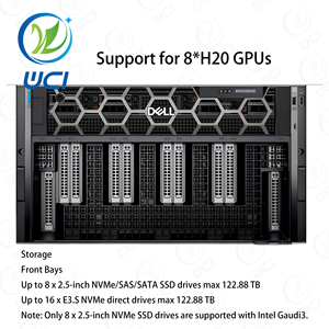 Dells PowerEdge XE9680 Intel CPU DDR5 RAM 6u AI e ML/DL 8-way GPU Data <span class=keywords><strong>storage</strong></span> <span class=keywords><strong>computer</strong></span> Center Rack Server - Product Image 3