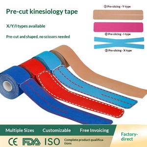 Cinta Deportiva Impermeable y Transpirable de Algodón Estampado, Cinta Cinemática Profesional para Tobillos, Rollo Precortado de 5m - Product Image 3