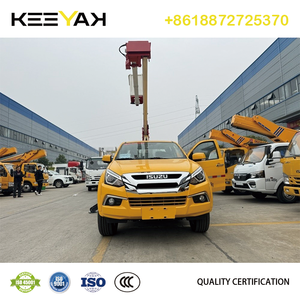 गर्म बिक्री आईसुजू हवाई कामकाजी प्लेटफॉर्म ट्रक पिकअप उच्च ऊंचाई वाले ऑपरेशन ट्रकों को बिक्री के लिए इन्सुलेट टेलीस्कोपिक बूट लिफ्ट - Product Image 3