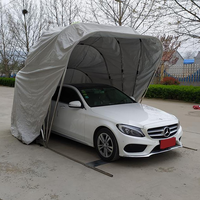 DONGDAO Housse de voiture mobile automatique en gros avec protection UV, imperméable et portable, bâche de garage pour une voiture