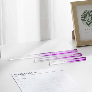 Regla Acrílica Transparente de 15 cm, <span class=keywords><strong>20</strong></span> cm, 30 cm, Regla Recta de Color Degradado, Herramientas de Medición para Estudiantes, Escuela, Hogar y Oficina con Centímetros - Product Image 5