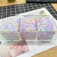Boules de mousse multicolores écologiques personnalisées 1kg 2-3mm/4-6mm/6-10mm Kits de Slime à faire soi-même Matériau de rembourrage protecteur pour mariage