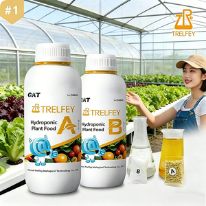 Solución Nutritiva Hidropónica AB en Polvo Granulado Soluble en Agua, Fertilizante NPK <span class=keywords><strong>para</strong></span> Cultivo de Tomate, Pimiento, Pepino en Invernadero - Product Image 1