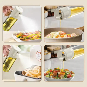 2in1 Plastic Spray Oil Sprayer Bottle Olive Oil Spray Bottle Oil Jar <b>BBQ</b> Kitchen Baking Roasting Picnic Kitchen <b>Tool</b> - Product Image 5