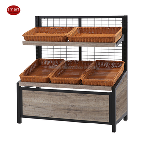 3 kệ cửa hàng tạp hóa Rau hiển thị siêu thị Kệ bán lẻ trái cây và rau hiển thị là viết tắt của bán - Product Image 4