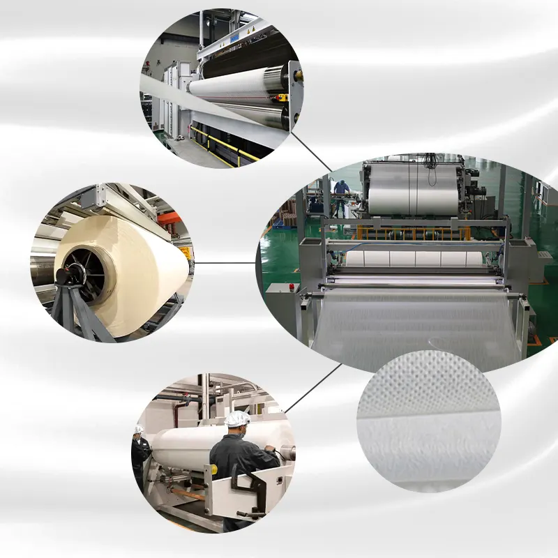 China Leverancier Cupro Fiber Huidverzorging Gezichtsmasker Papier Spunlace Geweven Stof Gezichtsmasker Materiaal
