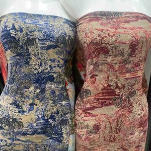 Stocklot <span class=keywords><strong>100</strong></span>% Rayonne <span class=keywords><strong>viscose</strong></span> tissu imprimé robe matériel - Product Image 3