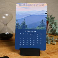 2024 2025 Desafío de aventura mensual Calendario colgante para rascar en la pared