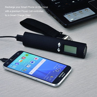 Vente en gros de banque d'alimentation numérique 3 en 1 avec balance à bagages USB Lampe de poche portable Balance à bagages