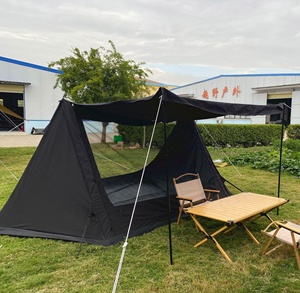 Tienda de campaña de algodón para 2 personas, toldo grande, refugio de emergencia al aire libre para acampar, tienda de toldo con gato para estufa - Product Image 2
