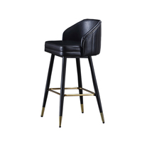 Banc haut de gamme moderne, cuisine maison, dossier en fer, KTV léger, de luxe, confortable