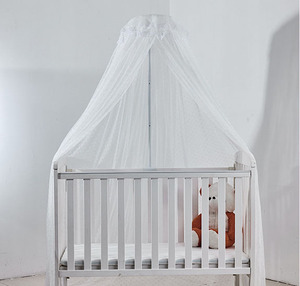 Principessa Del Merletto Del bambino del bambino Letto A <span class=keywords><strong>Baldacchino</strong></span> del bambino culla zanzariera Rotonda Cupola di Zanzara Rete Tende misura Culla Culla - Product Image 5