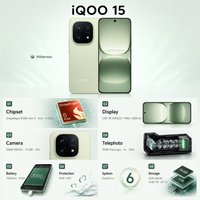 Nouveau Smartphone Original IQOO 15 5G 2026, Octa Core, Écran 144Hz, Double Carte SIM, Charge Rapide 100W, Téléphone Android VIVO iqoo 15
