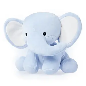Elefante de peluche de alta calidad personalizable, juguete de elefante suave