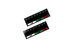 Pegatinas de monitor de fiebre de precisión de animales de dibujos animados para bebés niños 36-40 termómetro de frente pegatina indicadora de seguimiento continuo - Product Image 4