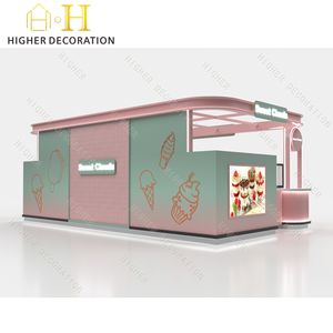Kiosque de <span class=keywords><strong>peinture</strong></span> de cuisson pour centre commercial Comptoirs de magasin de crème glacée Kiosque Vitrine Table d'affichage - Product Image 3