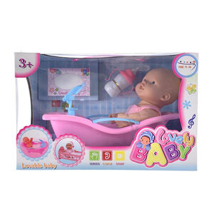 <span class=keywords><strong>Baignoire</strong></span> 12 pouces graisse en plastique Baby Doll - Product Image 1