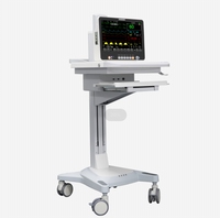 Moniteur ECG à grand écran de 15.6 pouces moniteur patient multiparamètre test ecg avec pression artérielle automatique Elettrocardiogramma