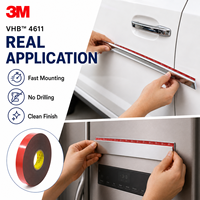 Orijinal 3M VHB 4611 Akrilik Köpük Bant 1.1mm 20mm 33m Yüksek Sıcaklık Boya İşlemleri ve Metal Montajı için