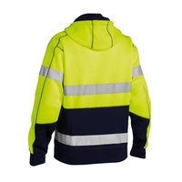 Sweat à capuche unisexe en molleton de coton haute visibilité, respirant et ignifuge