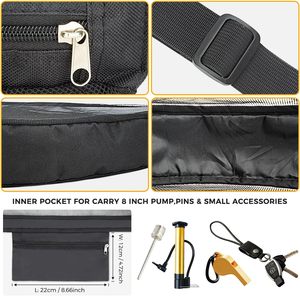 Thể Thao Giản Dị Crossbody Ba Lô Bóng Duy Nhất Túi Dây Kéo Không Thấm Nước Túi Dây Đeo Vai Khóa Clip Cho Bóng Rổ Phòng Tập Thể Dục Thể Thao - Product Image 2