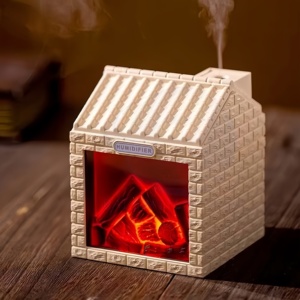 Diffuseur d'huiles essentielles portable USB Charcoal House, 200 ml, petit diffuseur d'arômes pour la maison, la chambre à coucher, la nuit, l'humidificateur d'air, le bureau - Product Image 1