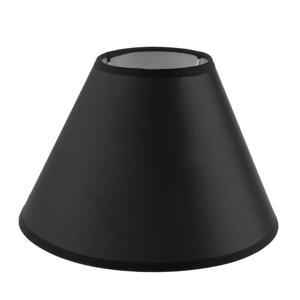 Costiero rustico minimalista illuminazione domestica interna paralume in PVC in tessuto nero lampada da tavolo per comodino lampada da pavimento cono asiatico - Product Image 2