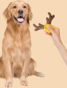 <strong>Wholesale</strong> <strong>Pet</strong> Interactive &amp; Movement <strong>Pet</strong> Dog <strong>Chew</strong> <strong>Toys</strong> Stick Wood-plastic Antler <strong>Durable</strong> and Bite-resistant Teeth Cleaning Stick - Product Image 3