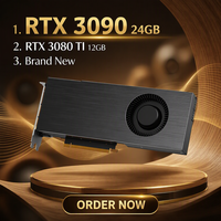 Kartu Grafis Geforce Rtx 3080Ti 3080 12GB Turbo, Kartu Grafis Rtx 3090 24GB Ddr6x Founders Edition Turbine Gpu