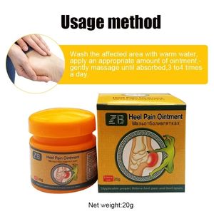 OEM salep Herbal taji tulang kaki 20g ZB, salep krim nyeri tumit kaki, salep keseleo pinggang ODM - Product Image 6