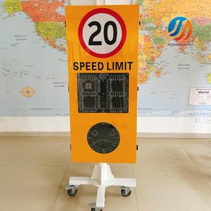 Fabricante Solar Led Traffic Signs 3 Digital Dynamic Feedback Solar Road Traffic Radar Speed Sign - Product Image 1