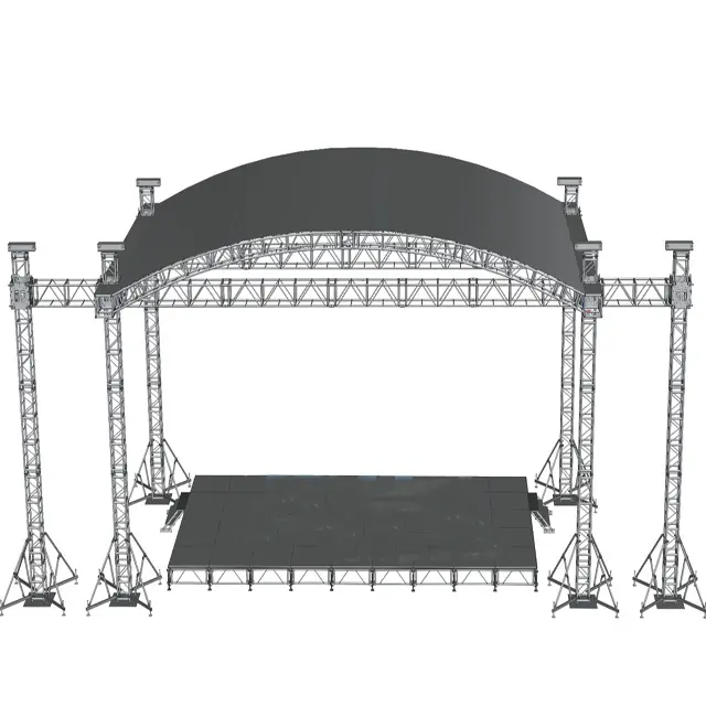 TUV diffusore in alluminio truss system/sistema di truss struttura 400 millimetri per spettacoli teatrali
