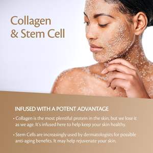 Exfoliante Corporal de Azúcar Moreno <span class=keywords><strong>Dr</strong></span>. Vanbcy, Exfoliante para Pies con Colágeno, Células Madre y Sal, Tonifica <span class=keywords><strong>la</strong></span> Piel, Anticelulitis, Fragancia Fresca, Normal - Product Image 3