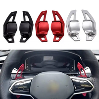 SYPES Aluminium-Schaltwippen für VW Golf 5 6 MK6 MK5 B6 B7 CC Polo Sharan Seat Leon Lenkrad-Schalthebel Verlängert