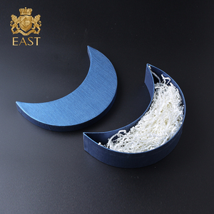Moon-Shaped Art Paper Eco-Friendly Biodegradable Handmade Rigid <b>Gift</b> <b>Box</b> Magnetic Closure for <b>Ramadan</b> Eid Dates Chocolate - Product Image 4