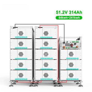 แบตเตอรี่ลิเธียมไอรอนฟอสเฟต (LiFePO4) 48V 51.2V 100-400Ah ชุดแบตเตอรี่พลังงานแสงอาทิตย์ รุ่น GSO GBP51.2-314 5-16kW 6000 รอบการใช้งาน - Product Image 1