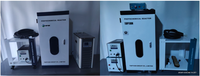 Réacteur photocatalytique avec agitateur magnétique 250 ml, réacteur avec lampes au mercure et au xénon en option