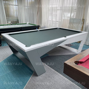 Table de <span class=keywords><strong>billard</strong></span> moderne et luxueuse avec dessus de salle à manger et tiroirs Table de <span class=keywords><strong>billard</strong></span> de style villa de 8 pieds et 9 pieds avec chaises et bancs - Product Image 1