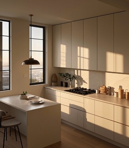 Nuevo Diseño de Cocina Moderna, Gabinete de Cocina Moderno de Madera Maciza - Product Image 5