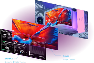 Enfriador de CPU Curvo Lian Li HydroShift II OLED 360, Pantalla OLED Curva 2K 60Hz, Temas 3D, Intercambio Magnético en Caliente, 2800 RPM, AM5 LGA1851 PC - Product Image 6