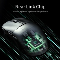 Mouse Inalámbrico Ergonómico para Juegos Ajazz AJ159 NL, 12000DPI, Ligero, Alta Precisión para Jugadores de Esports y PC