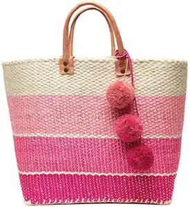 Market Tote Straw Beach Bag