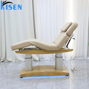 KISEN - Lit de massage électrique inclinable et réglable en hauteur avec base en acier inoxydable pour salon de beauté et soins du visage - Product Image 3