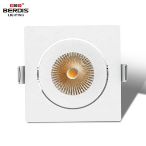Berdis Bisel 75mm Recorte Redondo Reflector Profundo Antideslumbrante Led Foco COB Ajustable Delgado Radiador Luz de Techo para Carcasa - Product Image 4