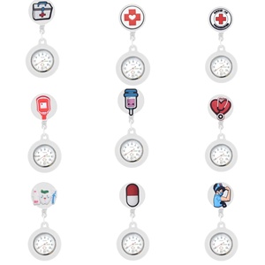 Nuevo Reloj de Bolsillo de Silicona Luminoso Retráctil con Dibujos Animados de Enfermera, Movimiento de Cuarzo, para Mujeres, Estudiantes, Uso en Exámenes - Product Image 1